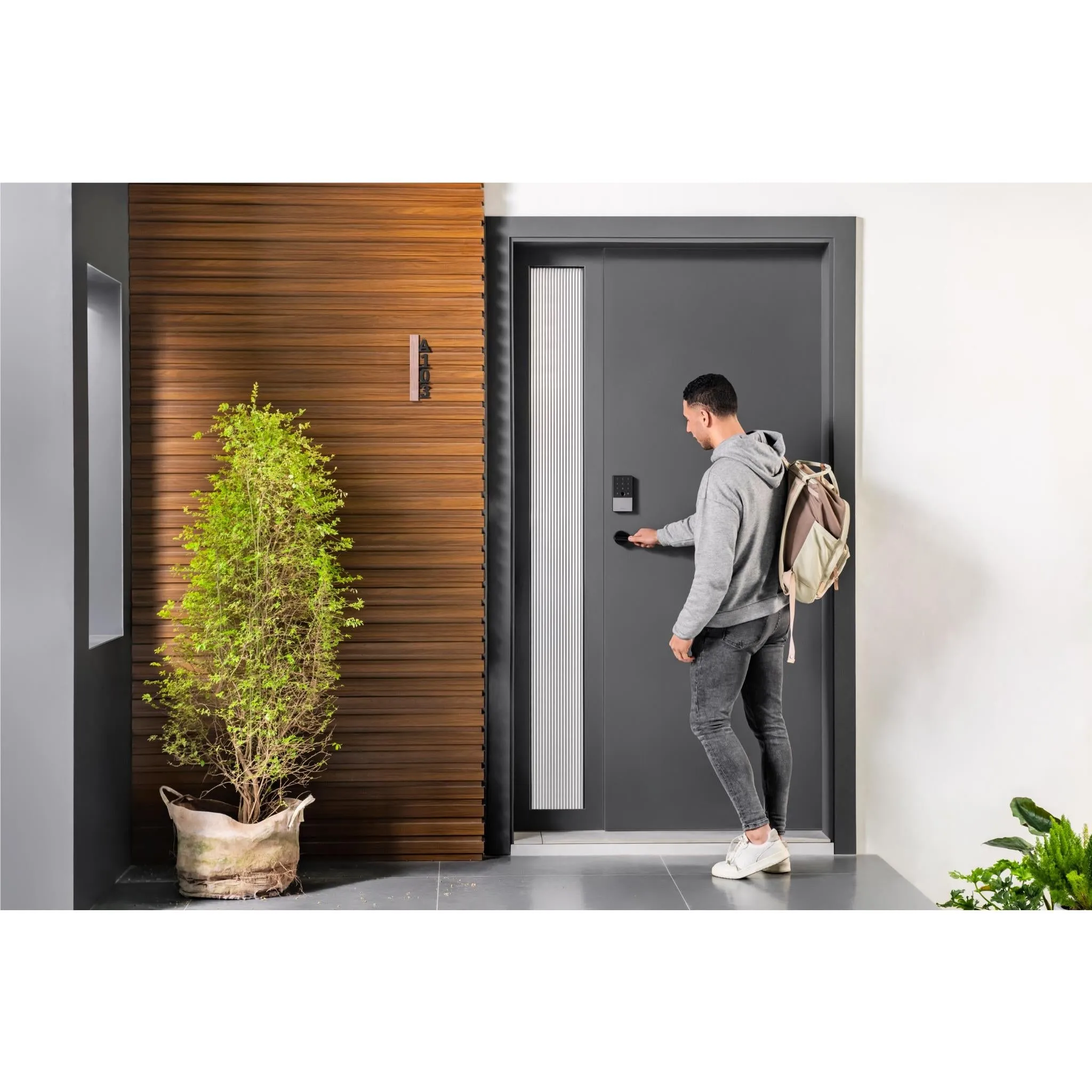 Aqara Smart Door Lock U100 with E1 Hub Kit (Silver)