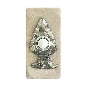 Arrowhead Accent with Doorbell Button on Stone