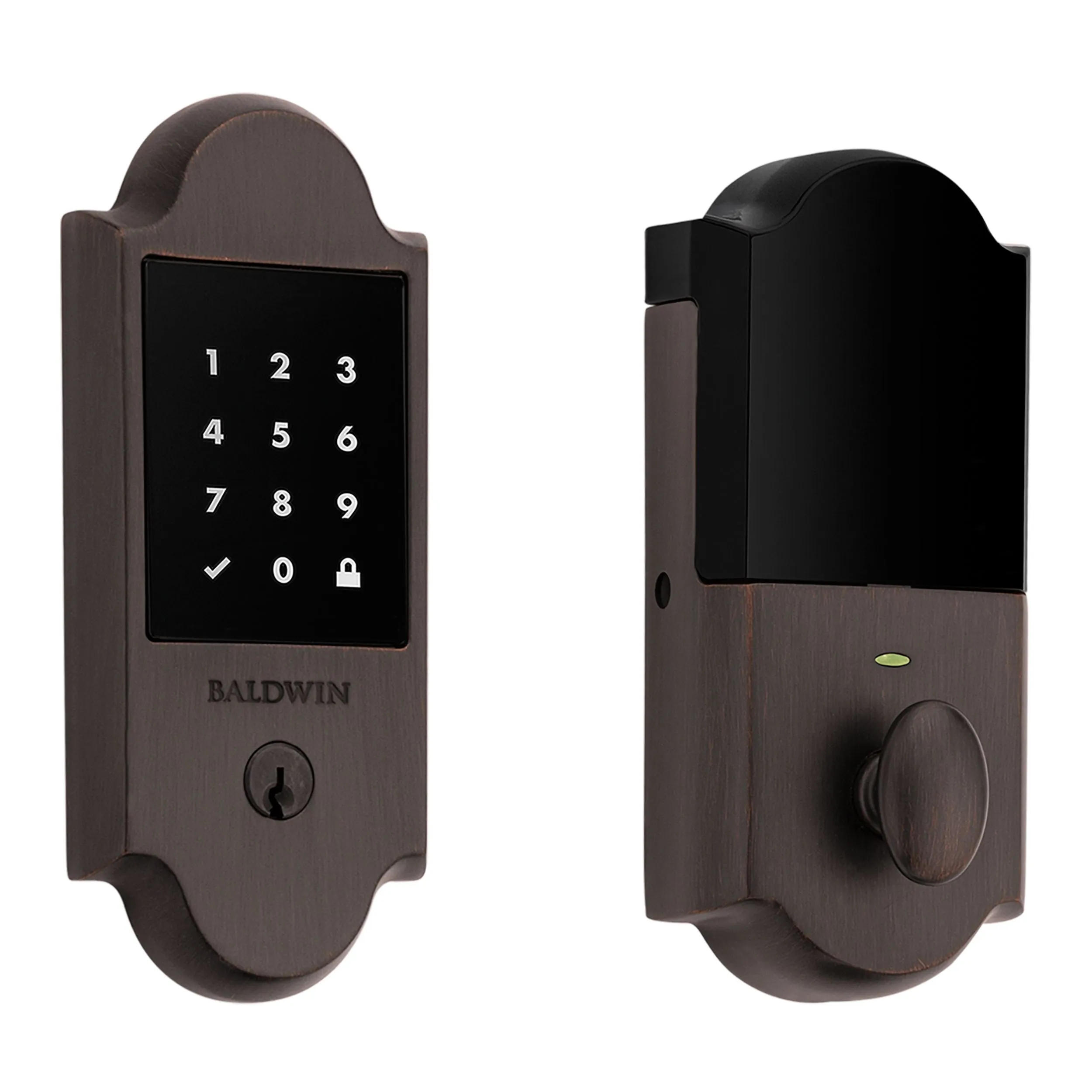 Baldwin - Estate Collection - Deadbolts - Boulder Touchscreen Deadbolt w/ Z-Wave Technology