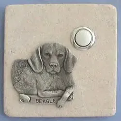Beagle Dog Breed Stone Doorbell