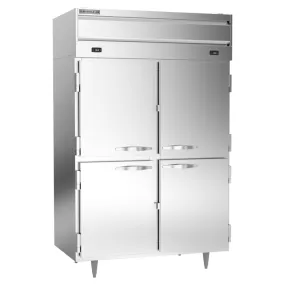 Beverage-Air PRF24-24HC-1AHS 52" Solid Half Door Dual Temperature Reach In Refrigerator / Freezer