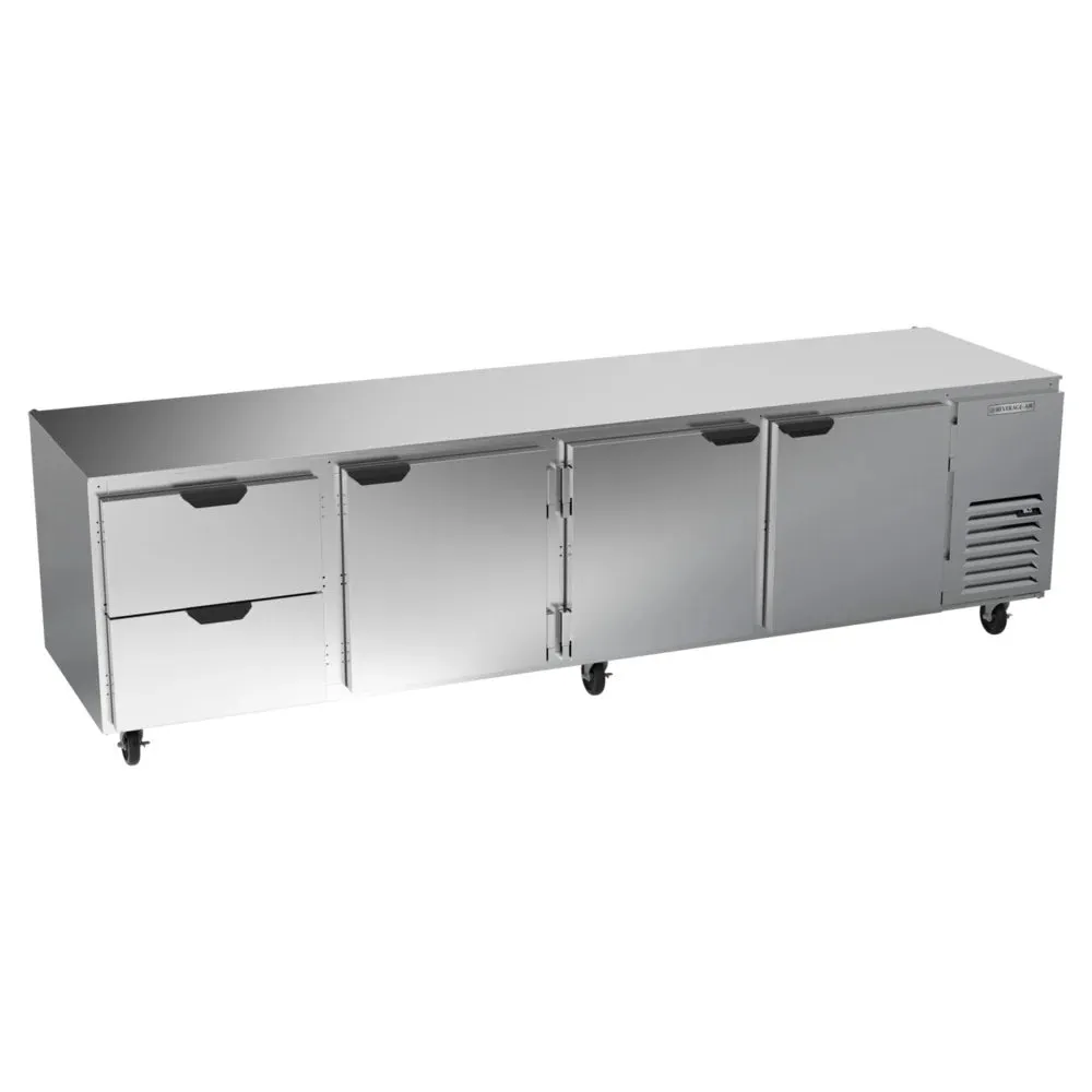 Beverage-Air UCRD119AHC-2 119" Compact Undercounter Refrigerator with 3 Doors and 2 Drawers