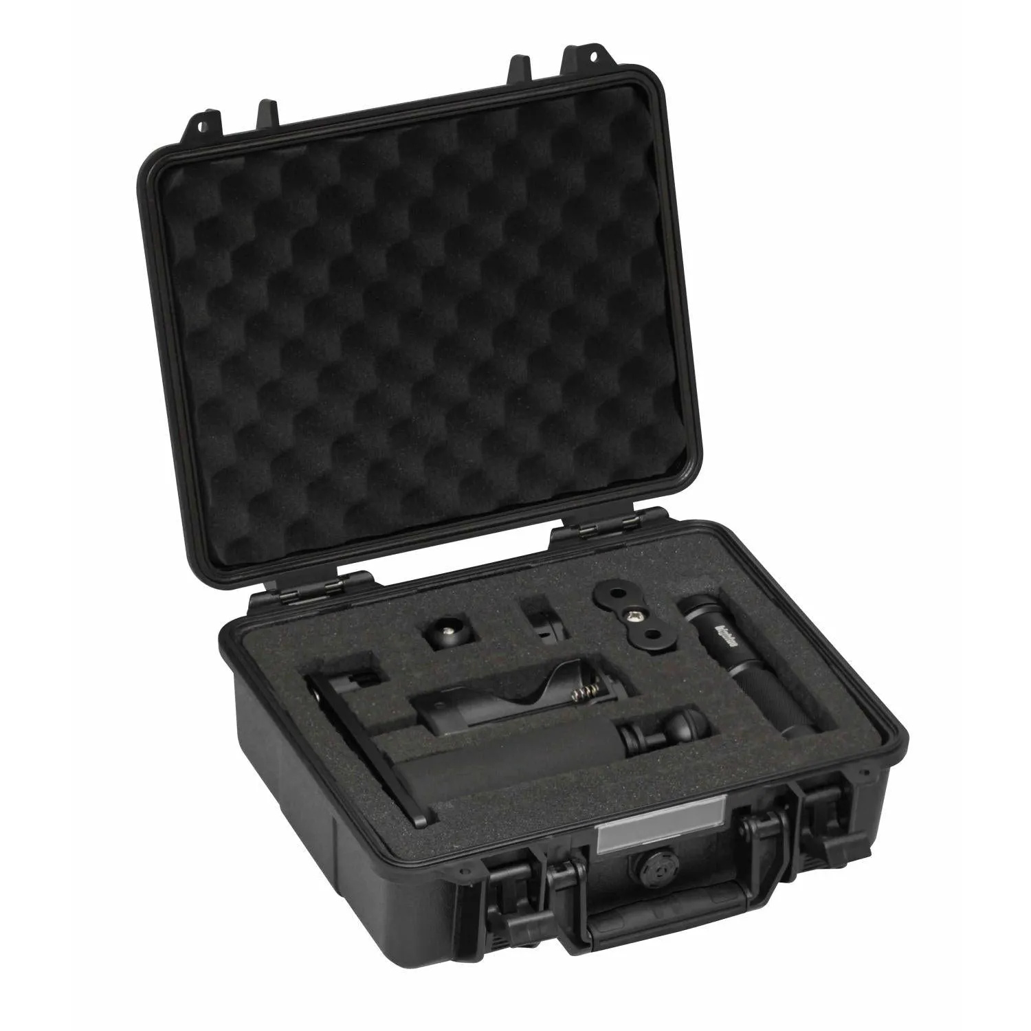 BigBlue AL2600XWP-II Black & SingleArm Tray with Hard Case