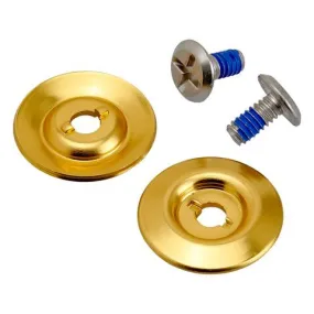 Biltwell Helmet Hardware Kit SS Screw/ Gold Baseplate
