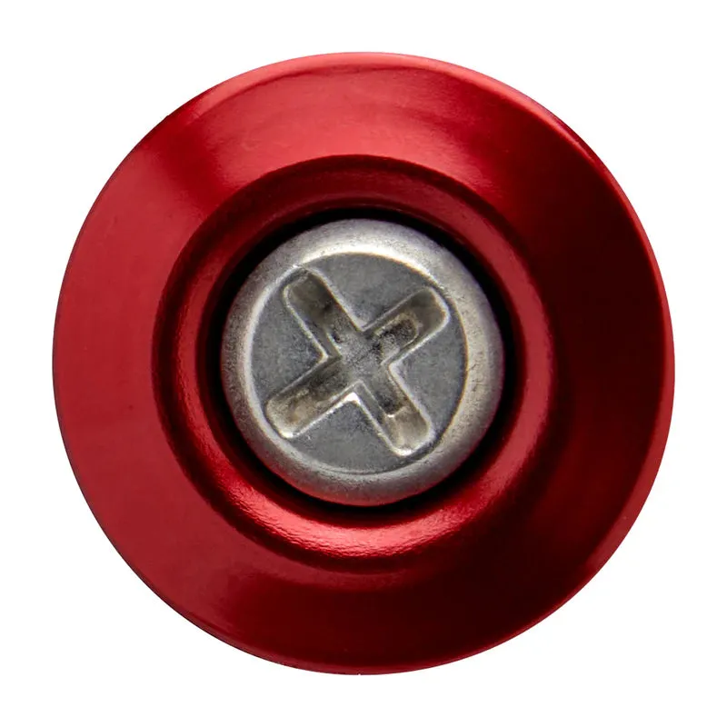Biltwell Helmet Hardware Kit SS Screw/ Red Baseplate