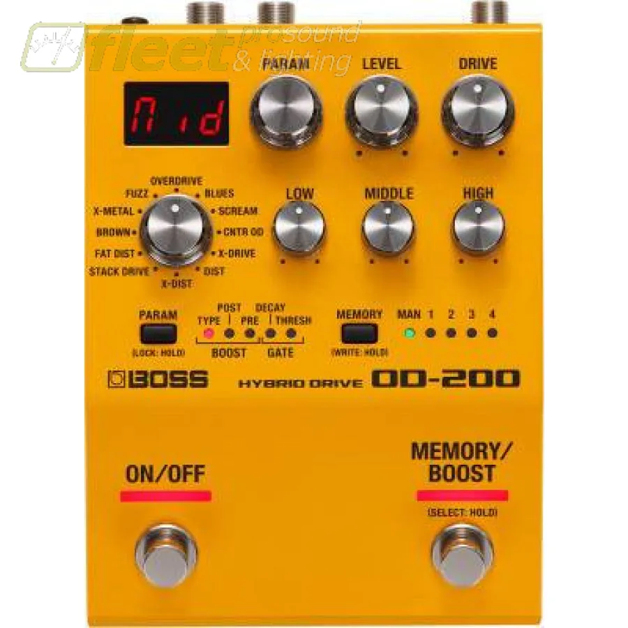 BOSS OD-200 Hybrid Drive