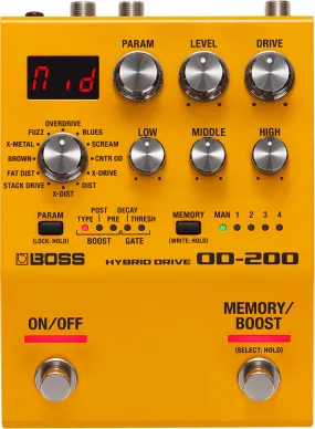 Boss OD200 Hyper Drive Overdrive