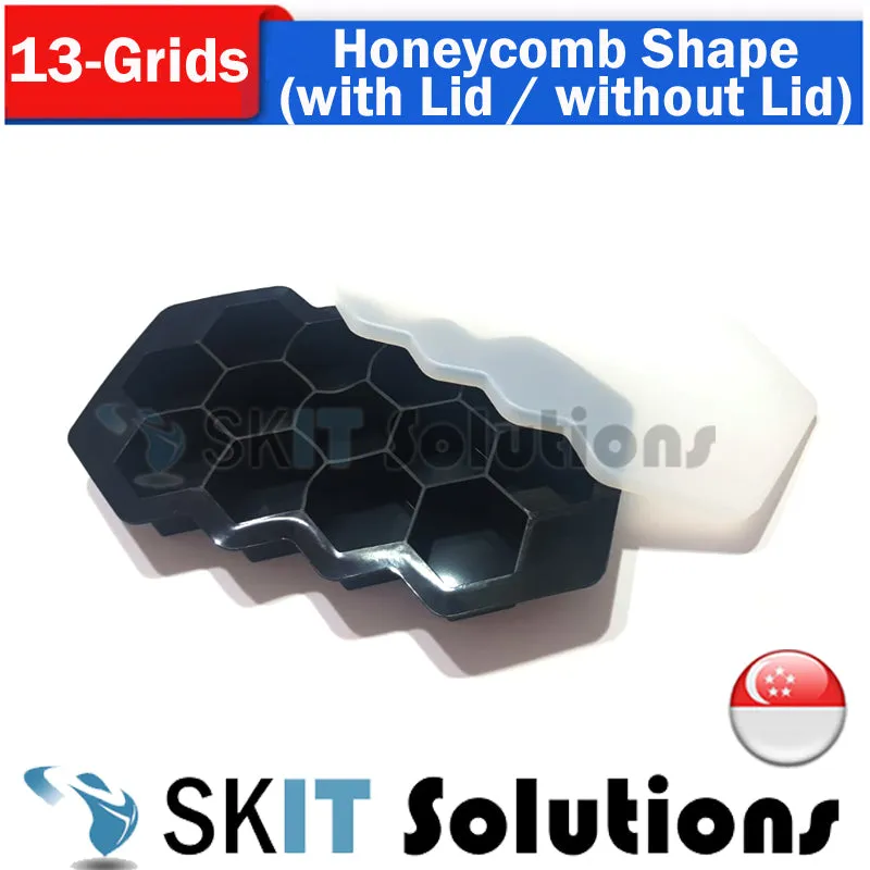 BPA FREE Premium Ice Ball Maker Whiskey Silicone Ice Cube Tray Mold Mould Lid Sphere Square Round Diamond Honeycomb