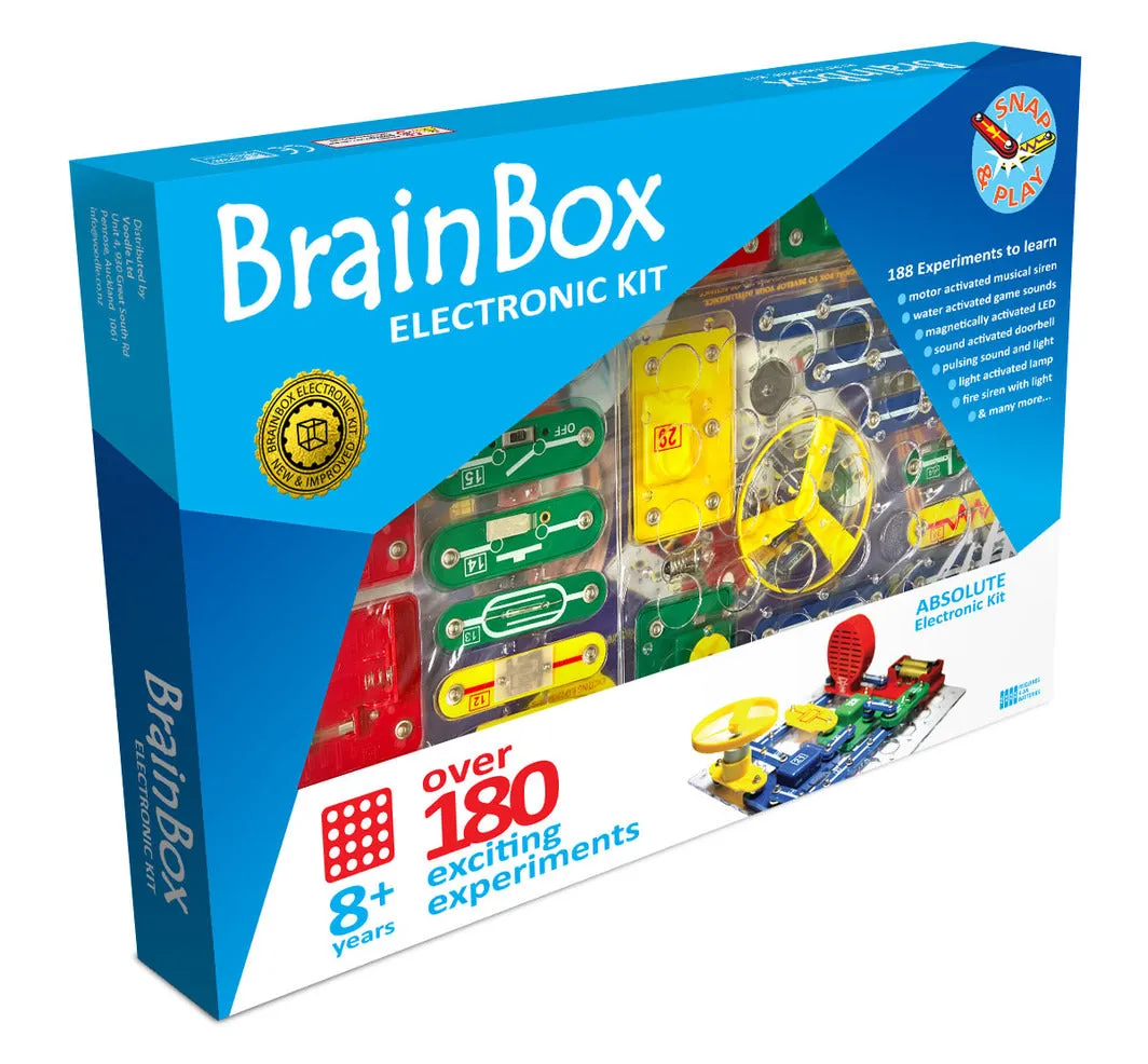 Brain Box Absolute Electronic 180  Experiment Kit