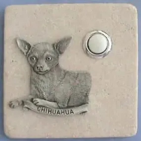 Chihuahua Dog Breed Stone Doorbell