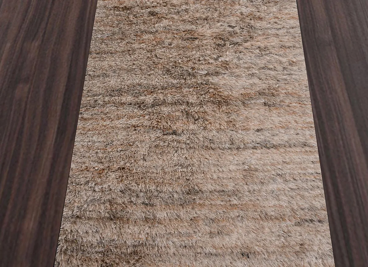 Cicero Taupe Table Tufted Carpet with Latex Backing
