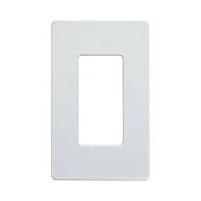 CLARO SINGLE GANG WALLPLATE WH