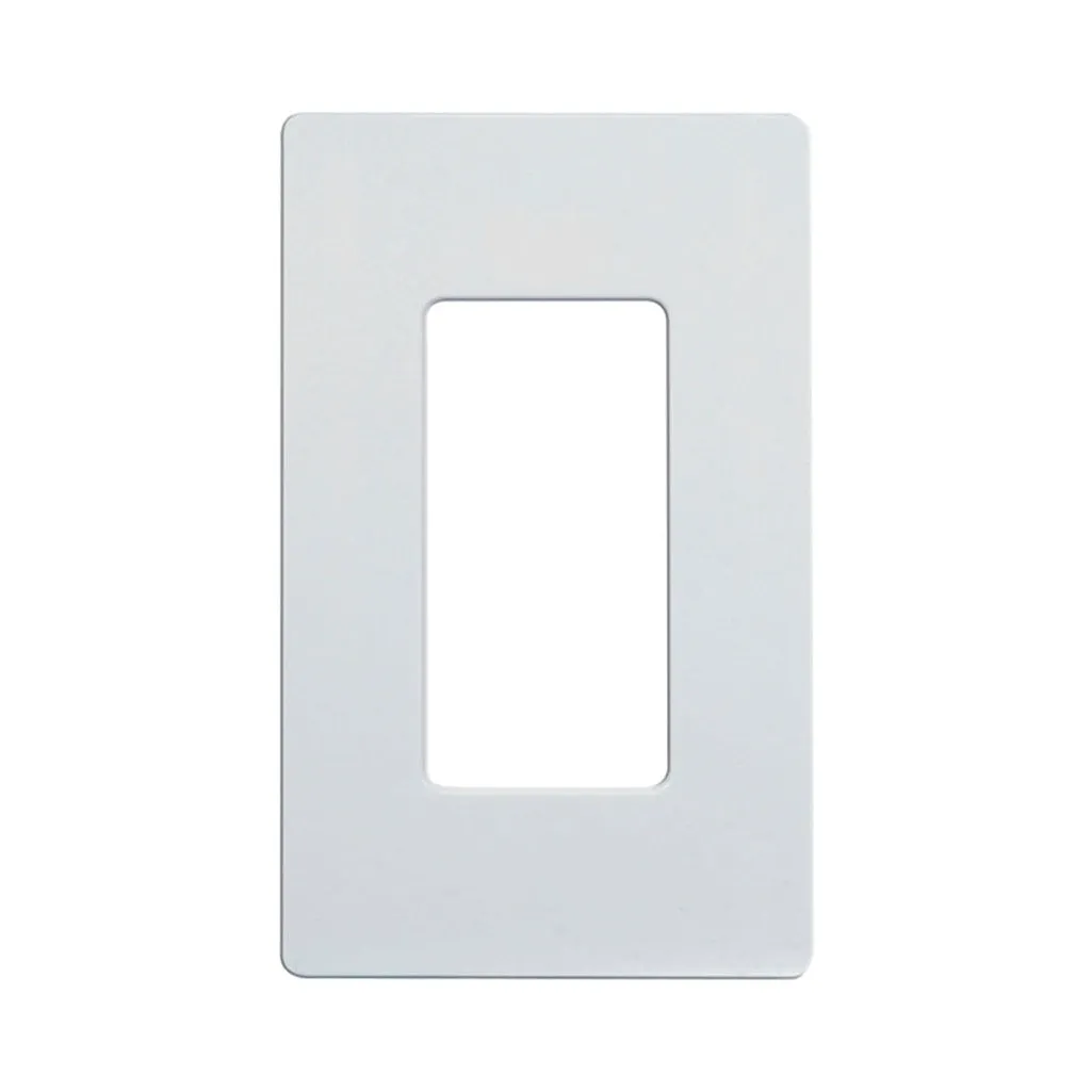 CLARO SINGLE GANG WALLPLATE WH
