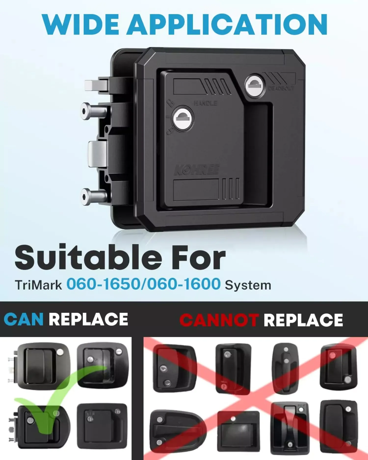 Class C Mechanical RV Door Lock