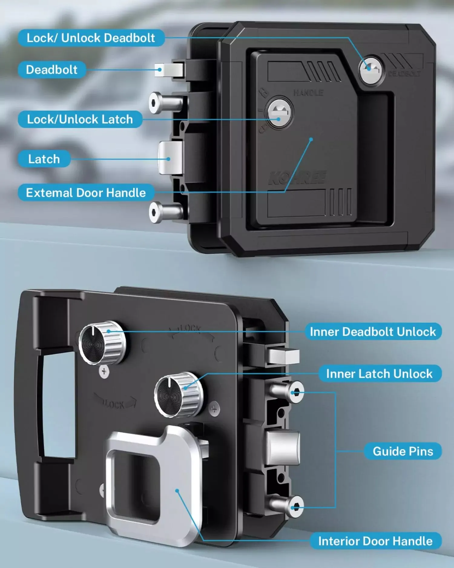 Class C Mechanical RV Door Lock
