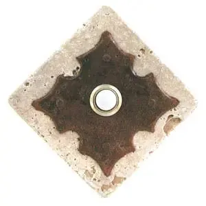 Clavos Large Rustic Steel Stone Doorbell