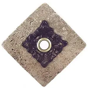 Clavos Stone Doorbell in Pewter, Brass, ORB or Bronze