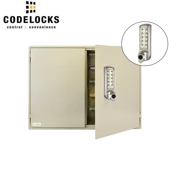 CodeLocks - Key Secure Extra Security Key Cabinet w/ CL2255 - Medium Duty - Electronic Lock - Tubular Mortise Latch - Key Override - Optional Lock Prep - Optional Size