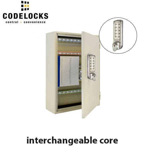CodeLocks - Key Secure Extra Security Key Cabinet w/ CL2255 - Medium Duty - Electronic Lock - Tubular Mortise Latch - Key Override - Optional Lock Prep - Optional Size