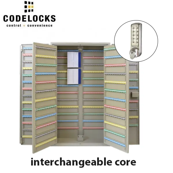 CodeLocks - Key Secure Extra Security Key Cabinet w/ CL2255 - Medium Duty - Electronic Lock - Tubular Mortise Latch - Key Override - Optional Lock Prep - Optional Size