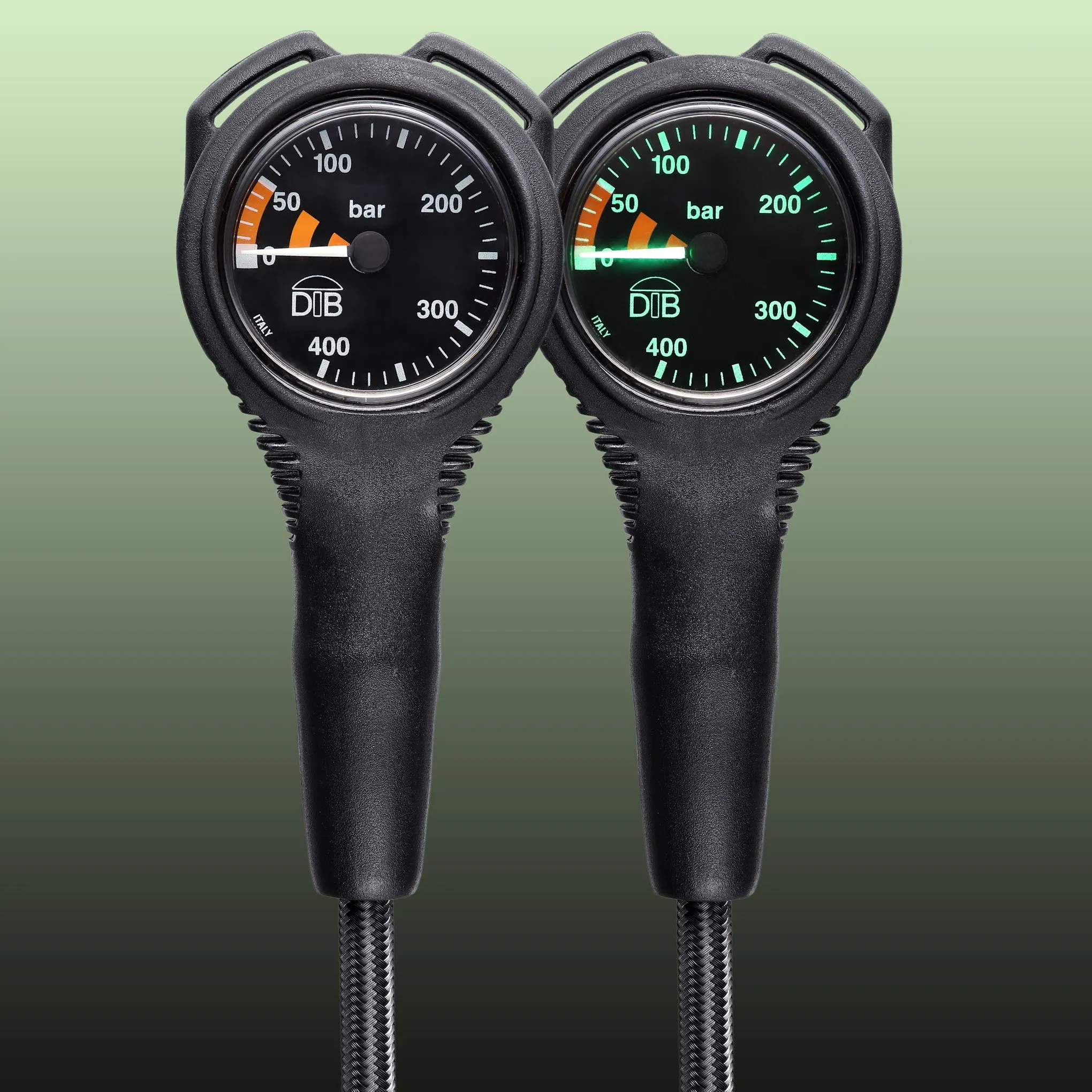 Complete Pressure Gauge Night Vision with Miflex Hose