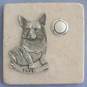 Corgi Dog Breed Stone Doorbell