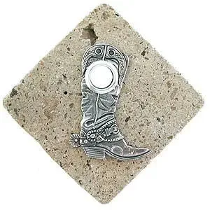 Cowboy Boot Stone Doorbell