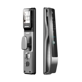 CRUDE | Smart  Biometric Fingerprint Door Lock Built-in HD Camera & Doorbell Remote App Control