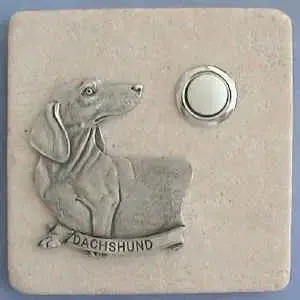 Dachshund Dog Breed Stone Doorbell