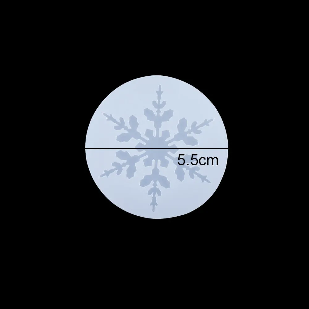 DIY Multi-Style Snowflake With Hole Silicone Molds