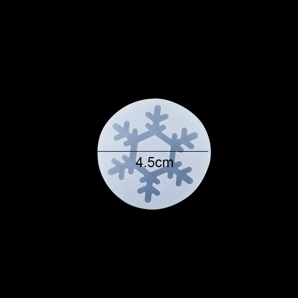 DIY Multi-Style Snowflake With Hole Silicone Molds