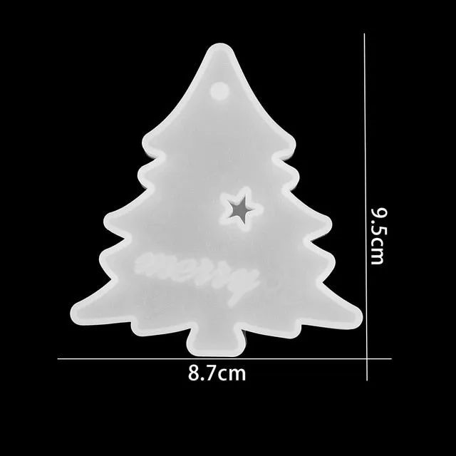 DIY Multi-Style Snowflake With Hole Silicone Molds