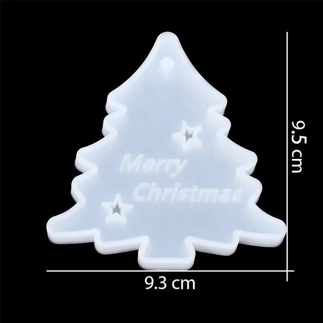 DIY Multi-Style Snowflake With Hole Silicone Molds