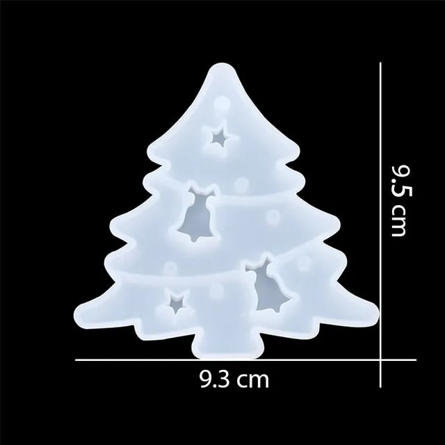 DIY Multi-Style Snowflake With Hole Silicone Molds
