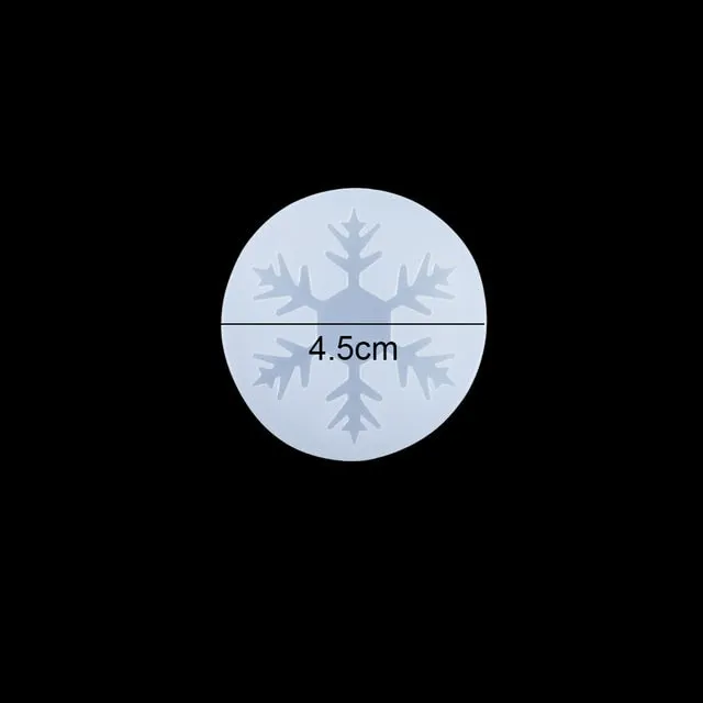DIY Multi-Style Snowflake With Hole Silicone Molds