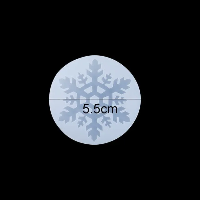 DIY Multi-Style Snowflake With Hole Silicone Molds