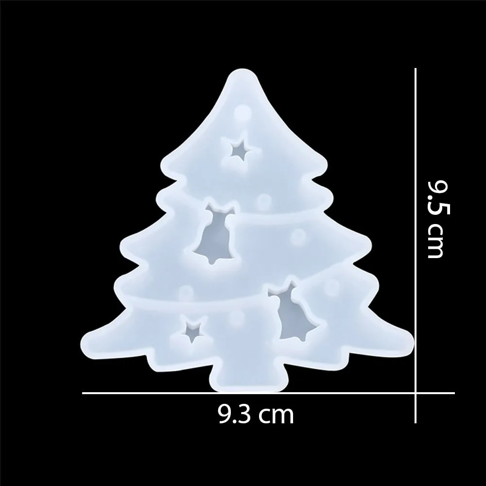 DIY Multi-Style Snowflake With Hole Silicone Molds