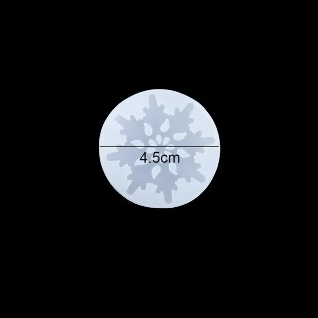 DIY Multi-Style Snowflake With Hole Silicone Molds