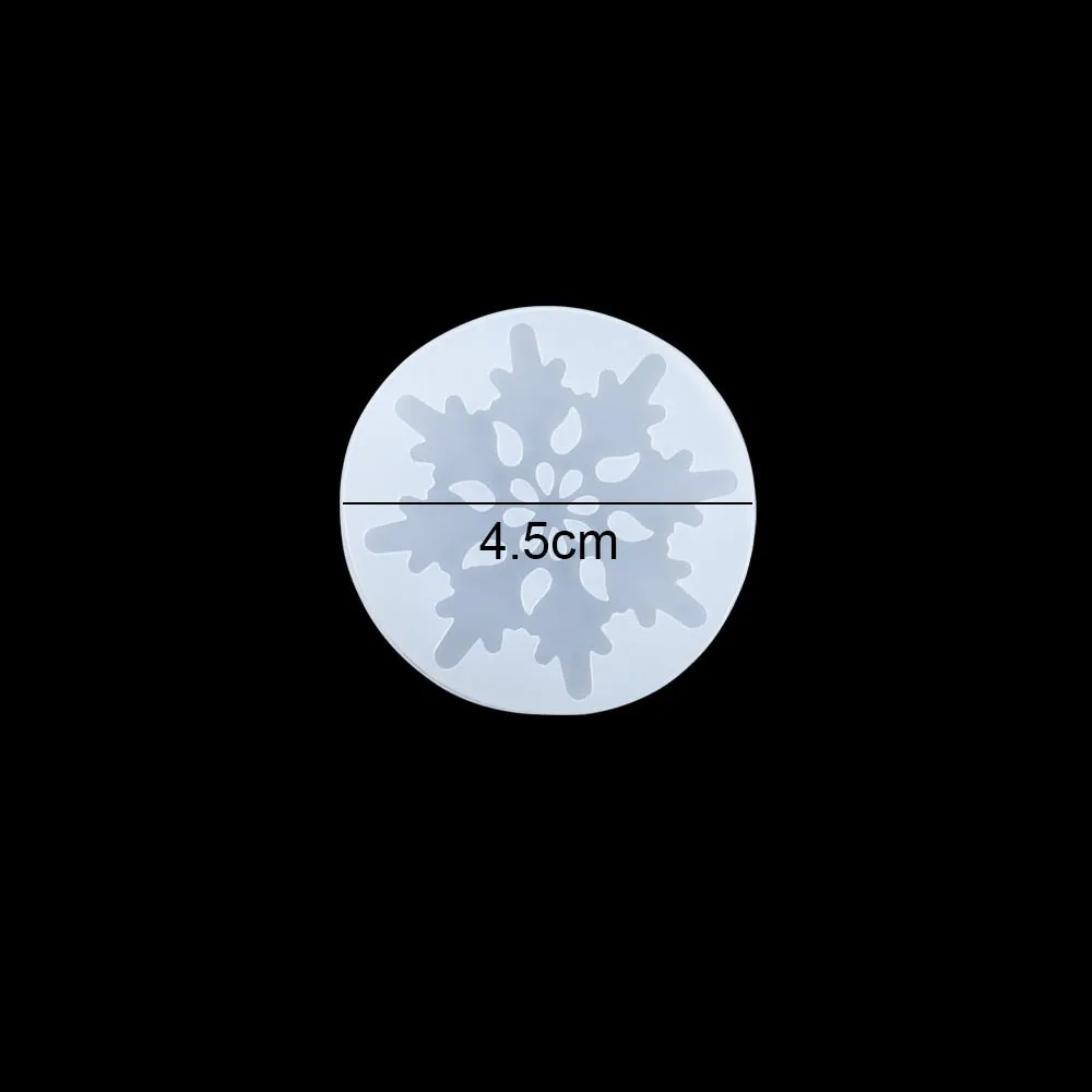 DIY Multi-Style Snowflake With Hole Silicone Molds