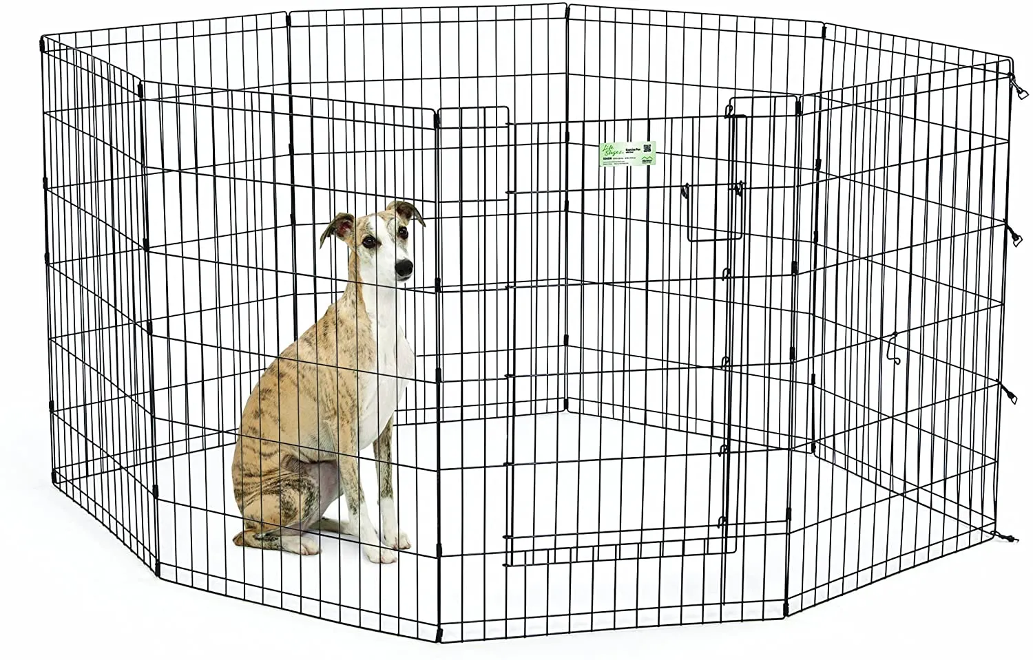 Dog Exercise Play Pen with Door - 8 Panels - Life Stages