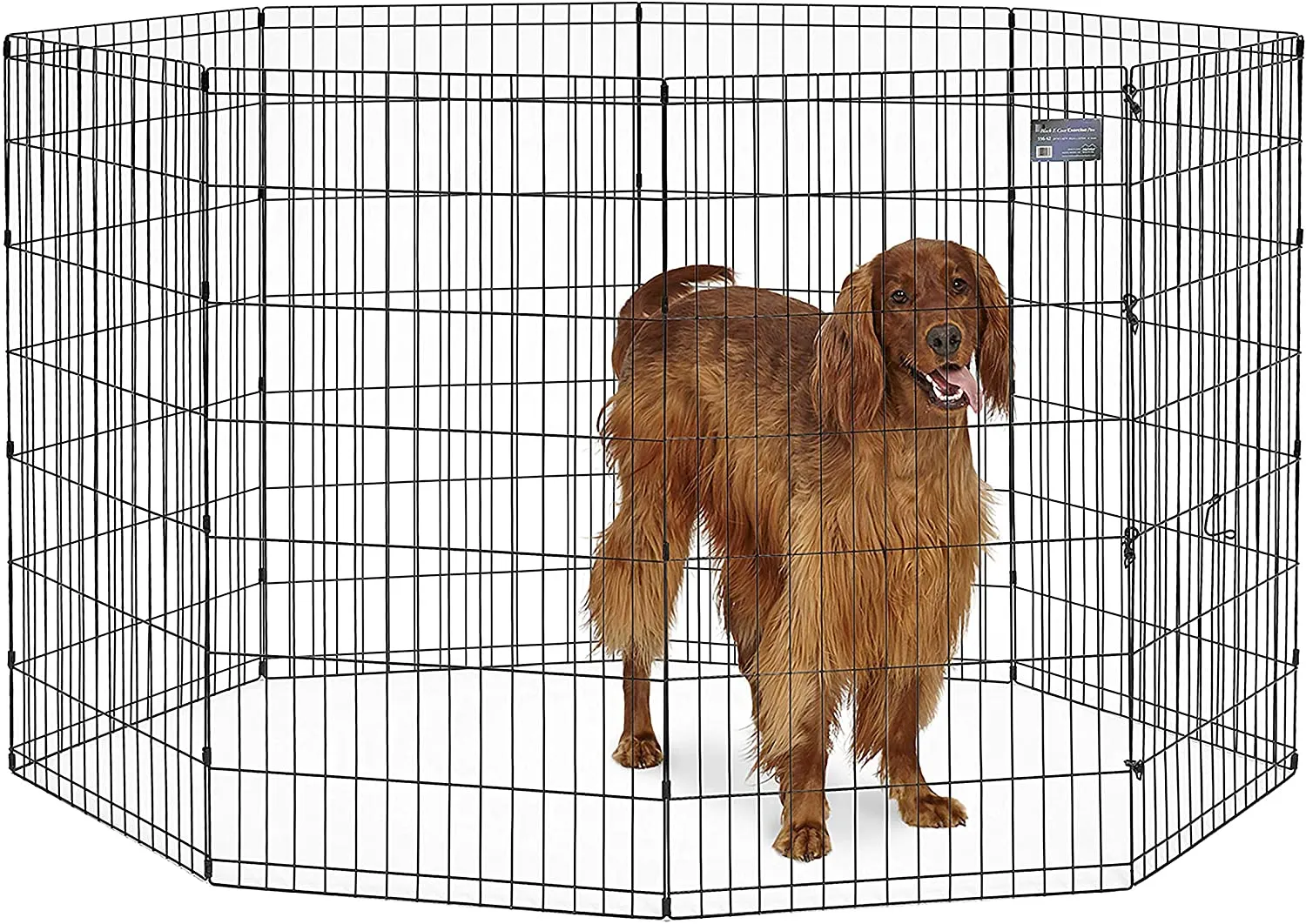 Dog Exercise Play Pen with Door - 8 Panels - Life Stages