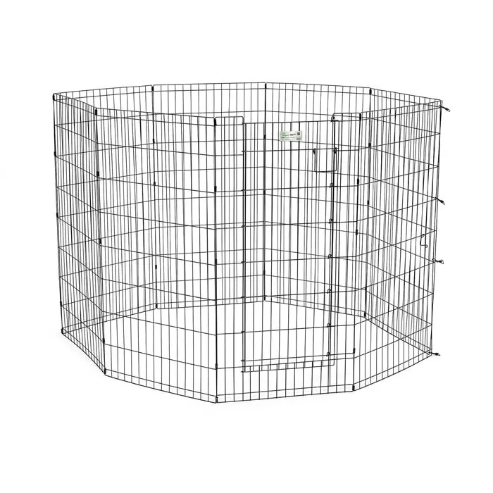 Dog Exercise Play Pen with Door - 8 Panels - Life Stages