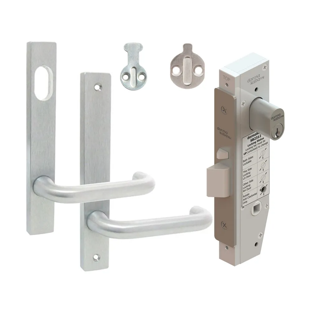 DORMAKABA CLASSROOM LOCKPACK 30MM BACKSET SATIN