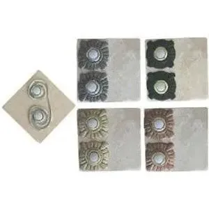 Double Button Stone Doorbells