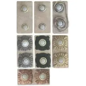 Double Button Stone Doorbells