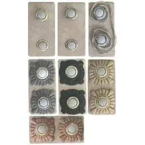 Double Button Stone Doorbells