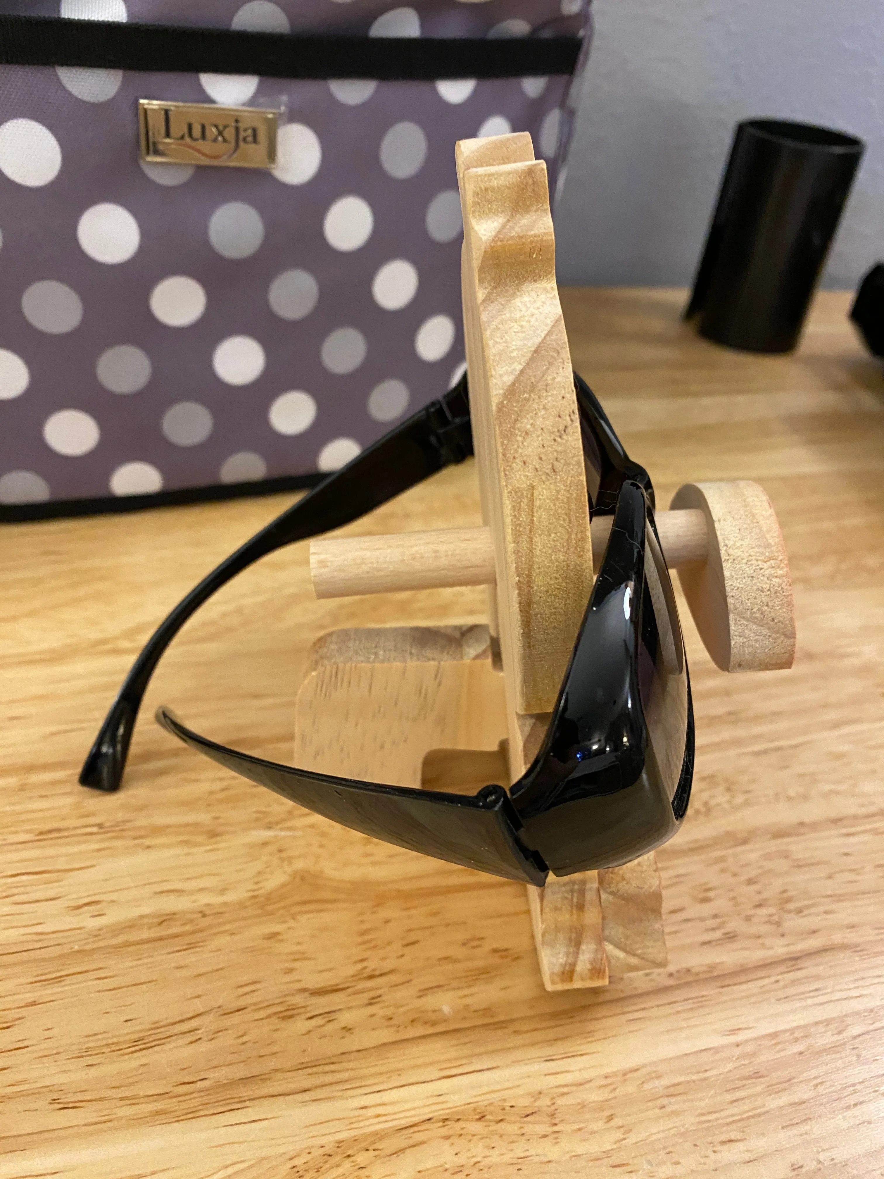 Duck Stand Bundle comes with Sun Glasses Cleaner and Cute Sticker Sheet, Duck Glasses Holder, wooden eyeglasses stand set, Duck Bundle
