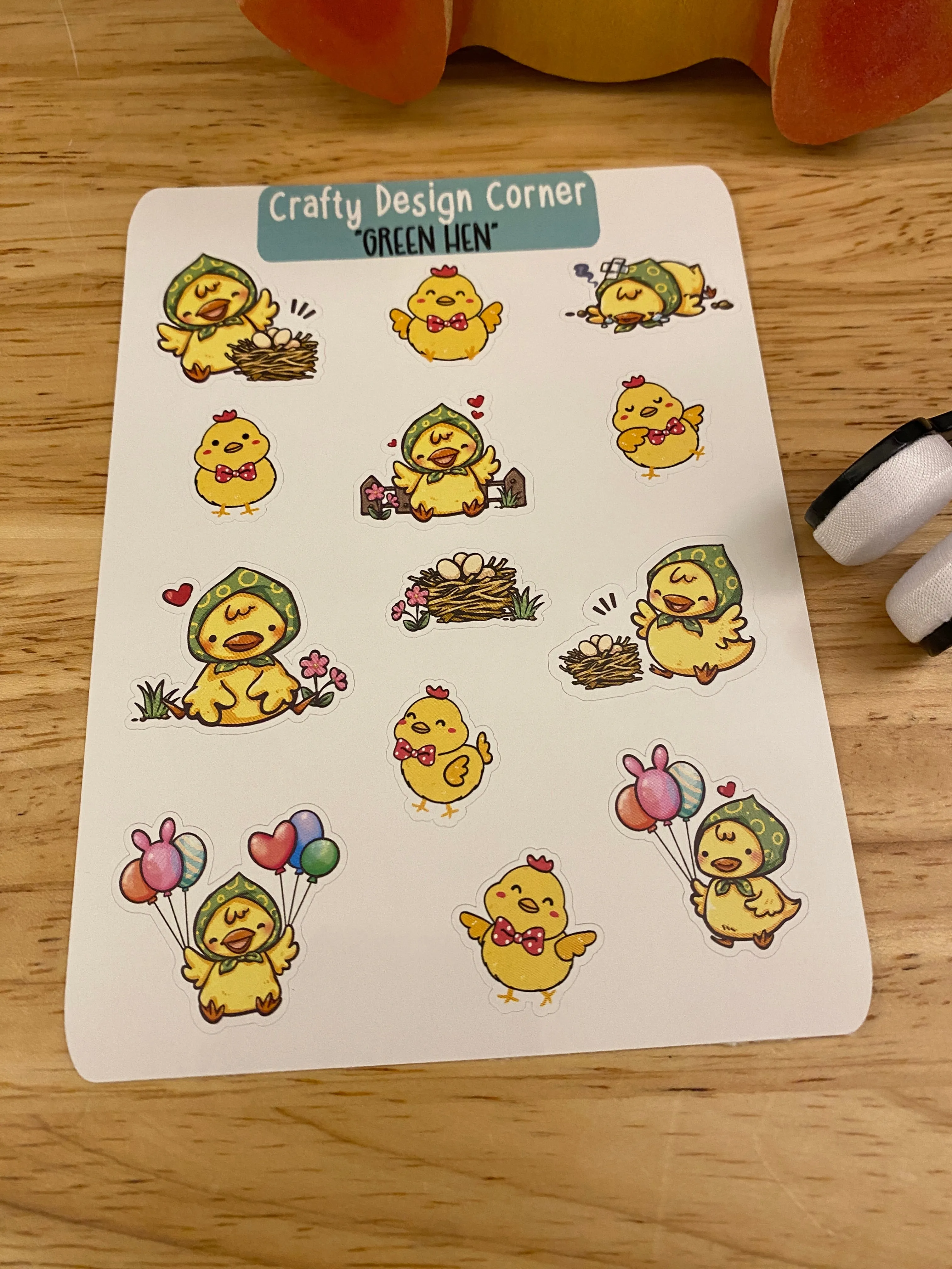Duck Stand Bundle comes with Sun Glasses Cleaner and Cute Sticker Sheet, Duck Glasses Holder, wooden eyeglasses stand set, Duck Bundle