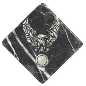 Eagle Stone Doorbell Pewter Finish