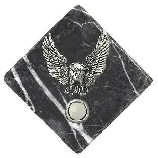 Eagle Stone Doorbell Pewter Finish